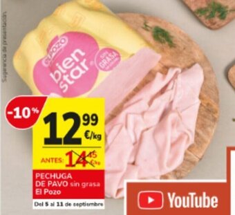 Consum PECHUGA DE PAVO oferta
