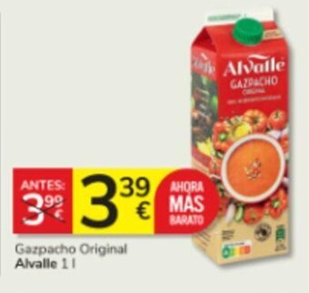 Consum Gazpacho Original Alvalle 1l oferta
