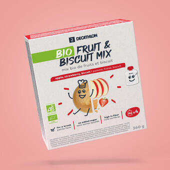 Decathlon Puré frutas galleta bio x4 oferta