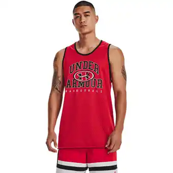 Decathlon Camiseta under armour baseline reversible cotton tank, rojo, hombres oferta