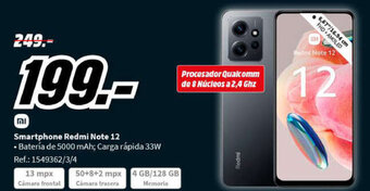 MediaMarkt Smartphone Redmi Note 12 oferta