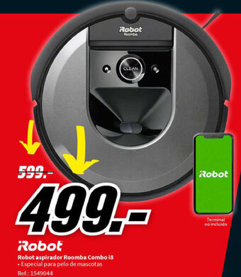 MediaMarkt Robot aspirador Roomba Combo i8 oferta