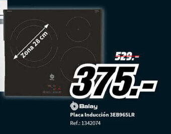 MediaMarkt Balay Placa Inducción 3EB965LR oferta