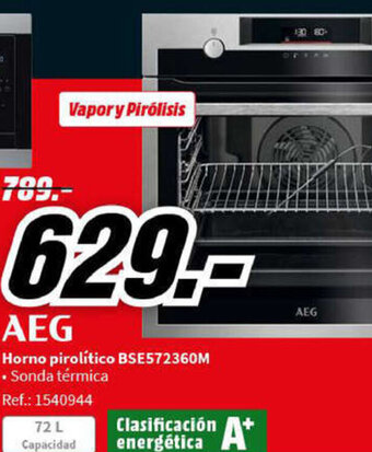 MediaMarkt Horno pirolítico BSE572360M oferta