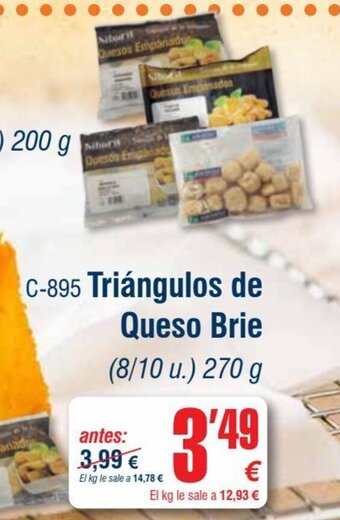 Abordo Triángulos de Queso Brie oferta