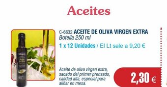 Abordo ACEITE DE OLIVA VIRGEN EXTRA Botella 250 ml oferta