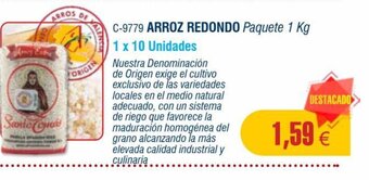 Abordo ARROZ REDONDO Paquete 1 Kg oferta