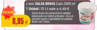 Abordo SALSA BRAVA Cubo 2000 ml oferta