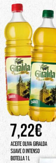 Claudio ACEITE OLIVA GIRALDA SUAVE O INTENSO BOTELLA 1L oferta