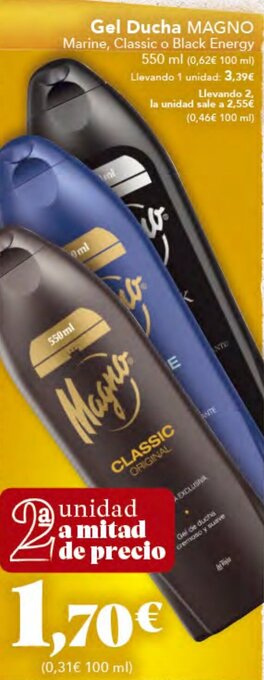 Gadis Gel Ducha MAGNO oferta