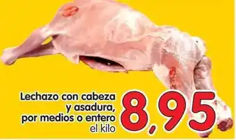 Alimerka Lechazo concCabeza y asadura, por medios o entero el kilo oferta