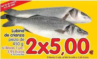 Alimerka Lubina de crianza pieza de 450g oferta