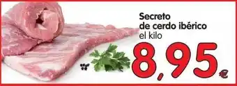 Alimerka Secreto de cerdo ibérico el kilo oferta