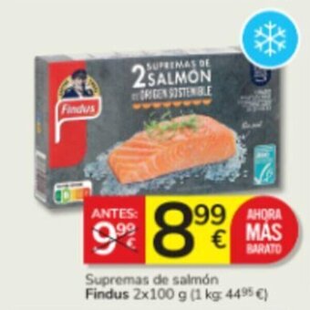 Consum Supremas de salmón Findus oferta
