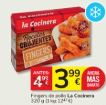 Consum Fingers de pollo La Cocinera oferta