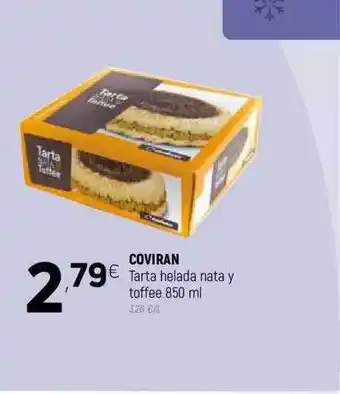 Coviran Coviran Tarta helada nata y toffee 850ml oferta