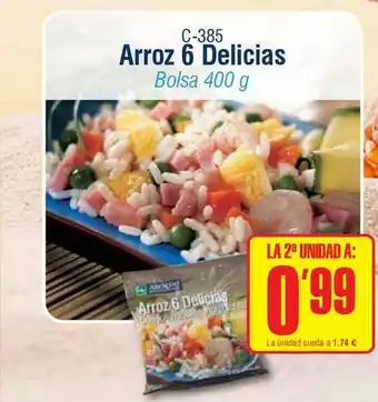 Abordo C-385 Arroz 6 Delicias Bolsa 400g oferta