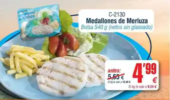 Abordo C-2130 Medallones de Merluza Bolsa 540g oferta