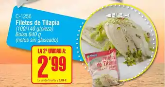 Abordo C-1256 Filetes De Tilapia (100/140g/pieza) Bolsa 640g oferta