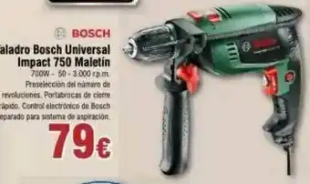 FROIZ Bosch Taladro Bosch Universal Impact 750 Maletín oferta