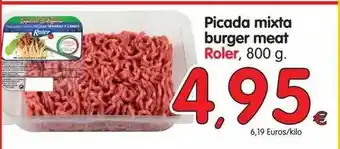 Alimerka Picada Mixta Burger Meat Roler 800g oferta