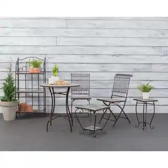 BigMat Estantería stuttgart con mosaico marron oferta