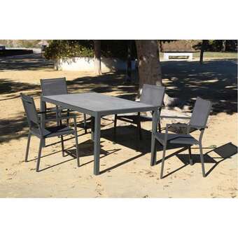 BigMat Mesa alonis 150x90cm antracita oferta
