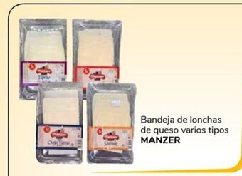 Supeco Bandeja de lonchas de queso varios tipos MANZER oferta