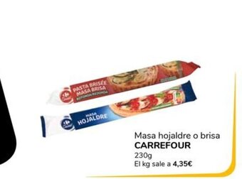 Supeco Masa hojaldre o brisa CARREFOUR 230 g oferta