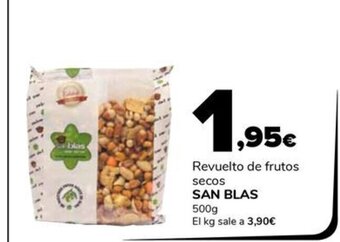 Supeco Revuelto de frutos secos SAN BLAS 500g oferta