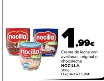 Supeco Crema de leche con avellanas, original o chocoleche NOCILLA oferta