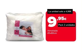 Supeco Almohada 45x60cm oferta