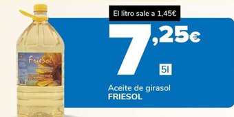 Supeco Aceite de girasol FRIESOL oferta