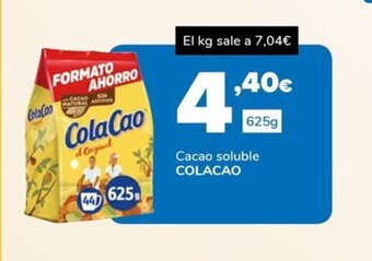 Supeco Cacao soluble COLACAO oferta