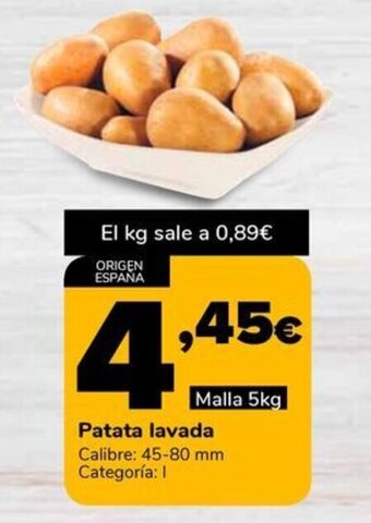 Supeco Patata lavada oferta
