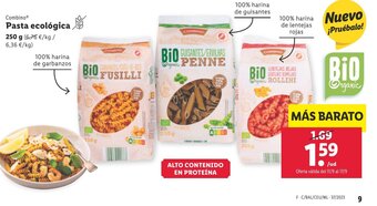 Lidl Combino Pasta ecológica oferta