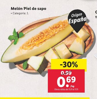 Lidl Melón Piel de sapo oferta