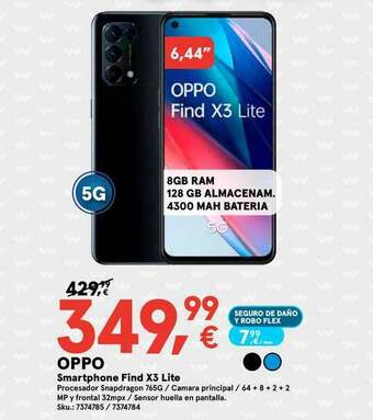 Worten Oppo Smartphone Find X3 Lite oferta