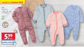 Lidl lupilu Pijama oferta