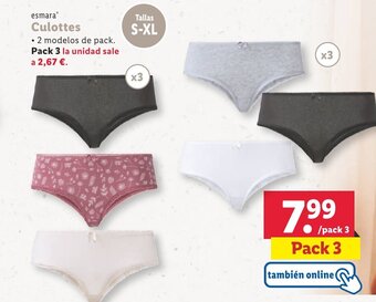 Lidl Esmara Culottes oferta