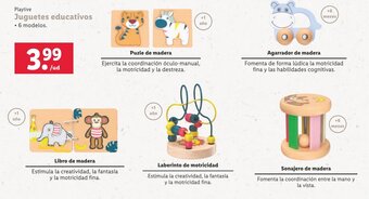 Lidl Playtive Juguetes educativos oferta