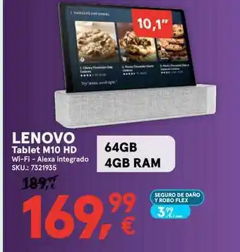 Worten Lenovo Tablet M10 Hd oferta