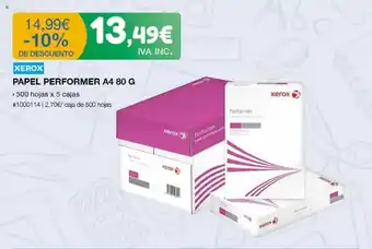 Costco Papel Performer A4 80 G oferta