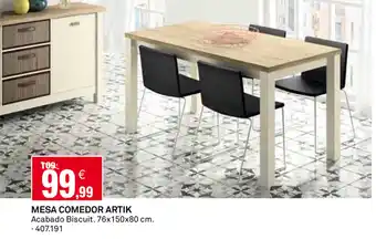 Bricoking Mesa Comedor Artik oferta