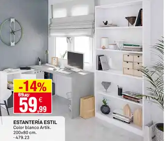 Bricoking Estantería Estil 200x80cm oferta