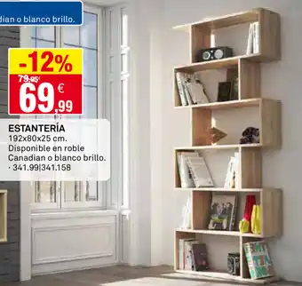 Bricoking Estantería 192x80x25cm oferta