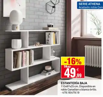 Bricoking Estantería Baja 110x97x25cm oferta