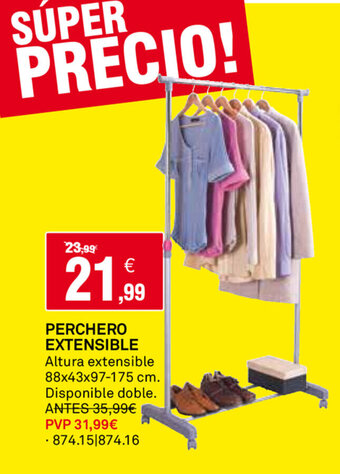Bricoking Perchero Extensible oferta