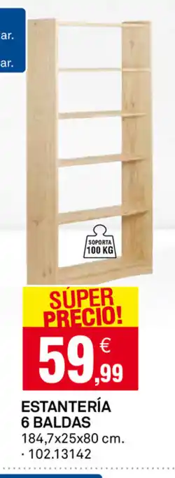 Bricoking Estantería 6 Baldas oferta