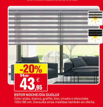 Bricoking Estor Noche/Día Duolux oferta